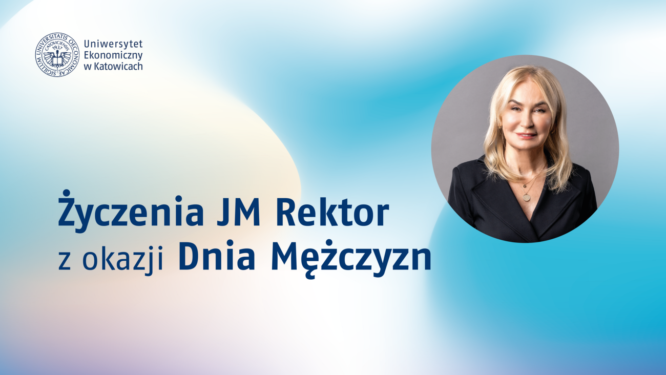 Życzenia od JM Rektor z okazji Dnia Mężczyzn