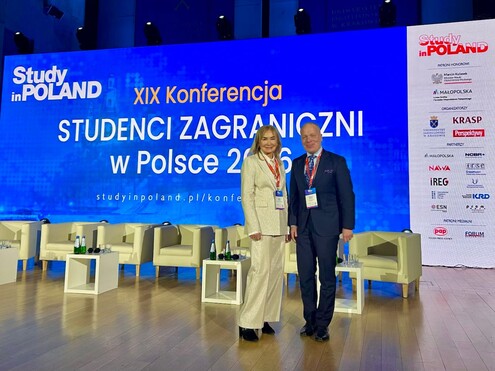 JM Rektor prof. Olszak, Prorektor prof. Dyduch